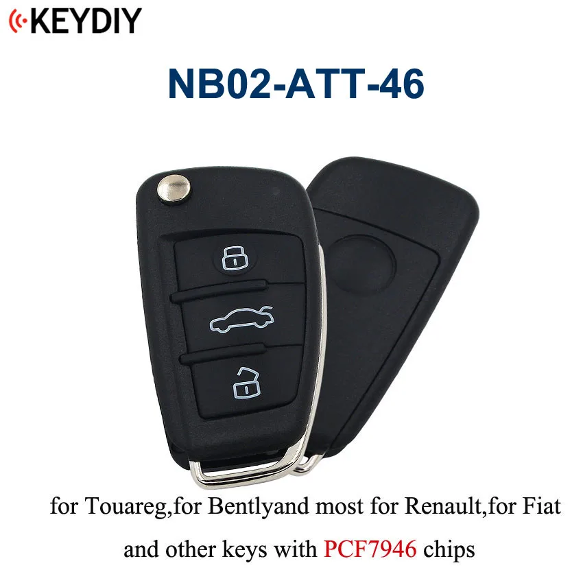 

1PC,KD Remote Key NB-Series for KD900 KD900+ URG200 KEYDIY 3 Button NB02-ATT-46