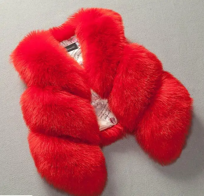 Kids Baby Girl Autumn winter jacket girls coat Waistcoat Thick Coat Warm fur waistcoat baby girl Clothes