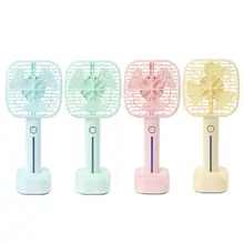 Портативный мини-вентилятор USB портативный кондиционер для дома перезаряжаемый охладитель воздуха Электрический мини настольный usb-вентилятор со светодиодной подсветкой