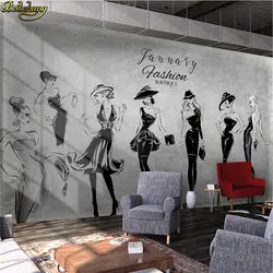 Beibehang заказ красоты Магазин одежды украшения 3D обои гостиная настенная Фреска murals-3d home decor спальня