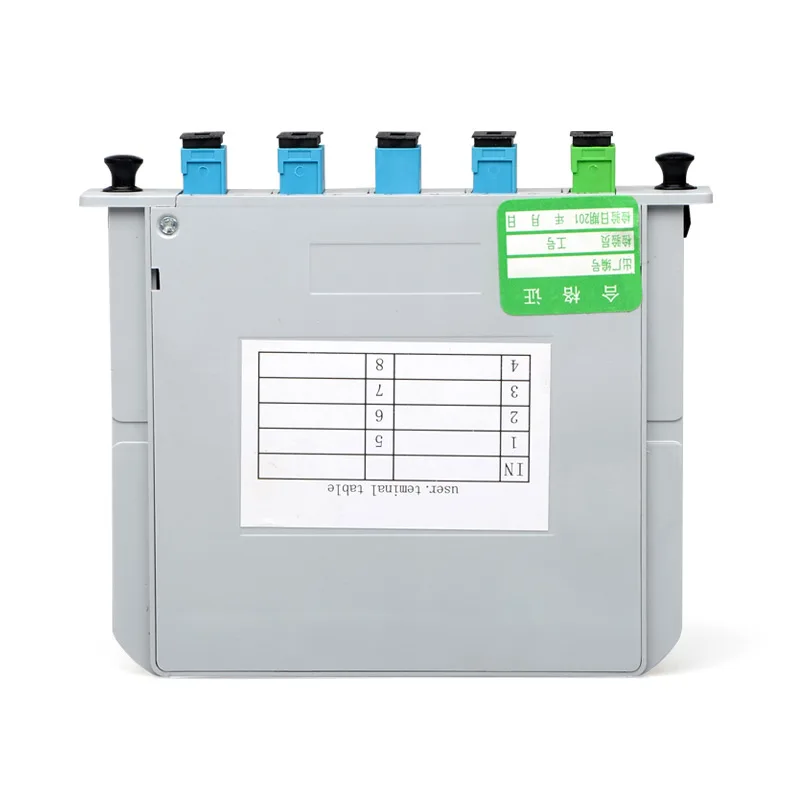 Волоконно оптический сплиттер SC 1x4 FTTH box 1 4 коробка с 1: плоских типа волновода