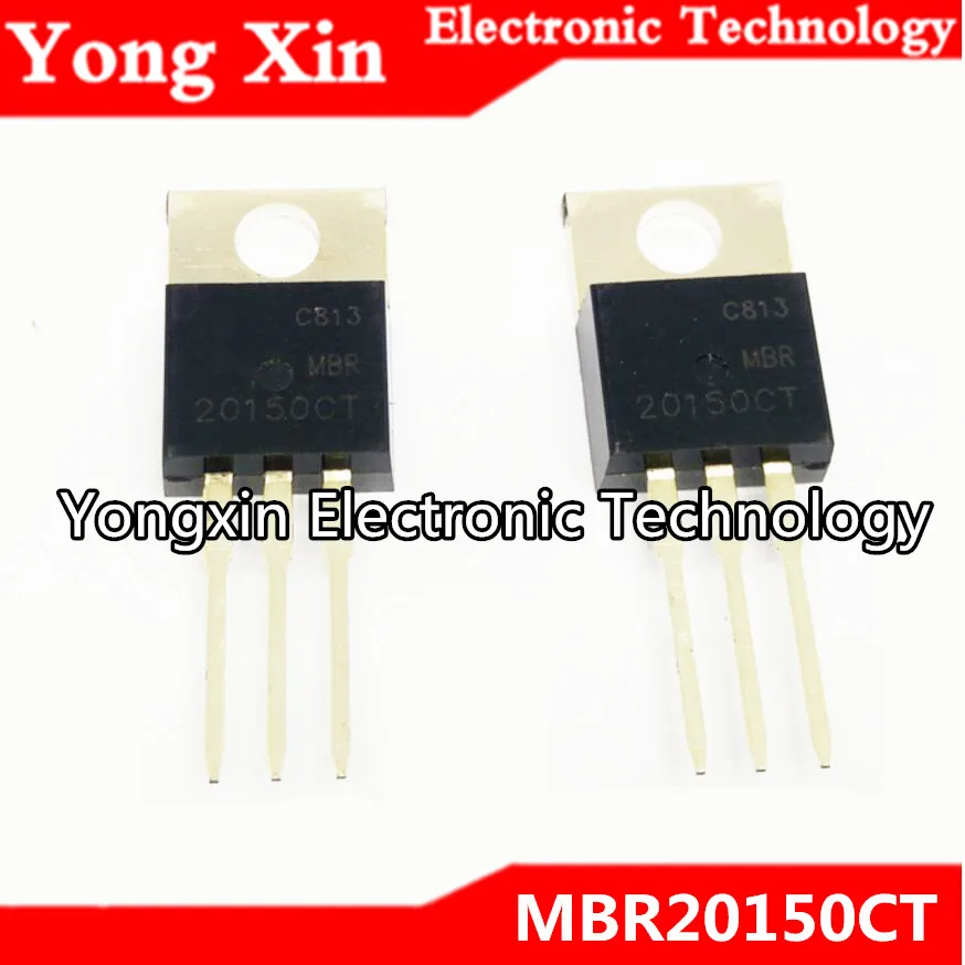 5/10pcs MBR20150CTP New Genuine diodes TO-220 Schottky Redresseur MBR20150CT 5/10pcs MBR20150CTP New Genuine diodes TO-220 Schottky Redresseur MBR20150CT