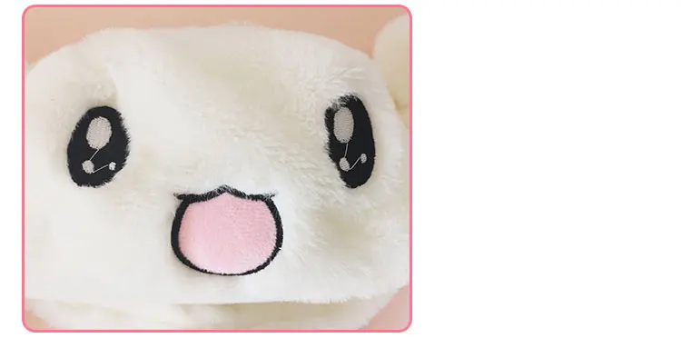 rabbit hat ear move moving rabbit hat ear hat toy white rabbit hat winter hat animal winter hats for women kids girls  (5)