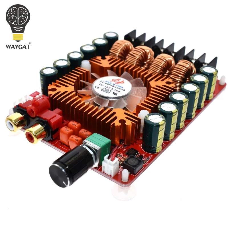 Моно мощный цифровой стереоусилитель WAVGAT TDA7498E 2X160 Вт BTL220W усилитель