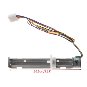 

Top Quality DC 4-9V Drive Stepper Motor Screw with Nut Slider 2 Phase 4 Wire For Laser Engraving Oct26-A