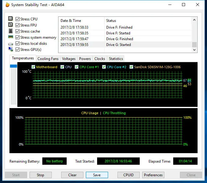 6500 1H stabilitytest