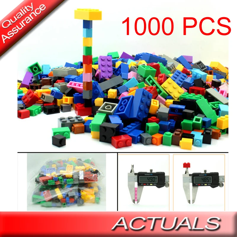 

1000pcs Creative Bulk Assembly Science and Education Building Blocks DIY Toys Bricks 1 MOC Classic