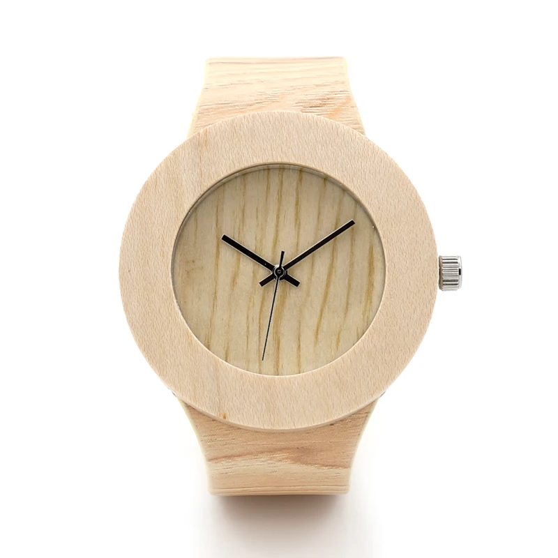 2017 Luxury Brand BOBO BIRD Watch Women Leather Band Wood Watches for Men and Women Wooden Wristwatches C-H12