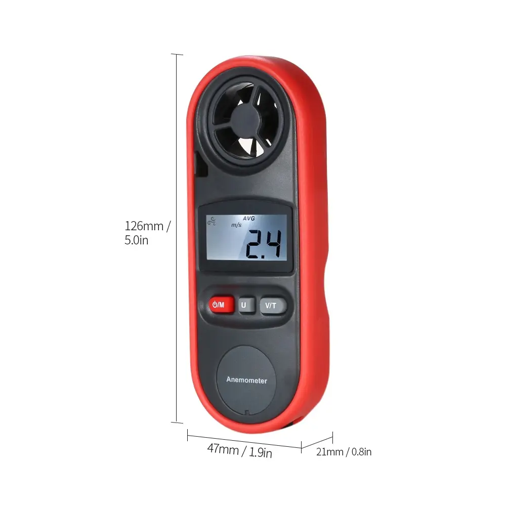 WT816A переносной Анемометр Anemometro термометр измеритель скорости ветра Измеритель ветра ЖК-цифровой Ручной инструмент