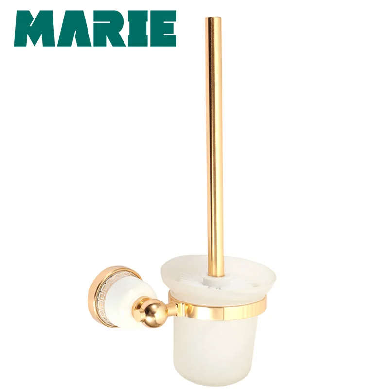 Toilet Brush Holders Wall Mounted Bathroom Accessories Gold Plated Bathroom Decoration Accessory Bathroom Products