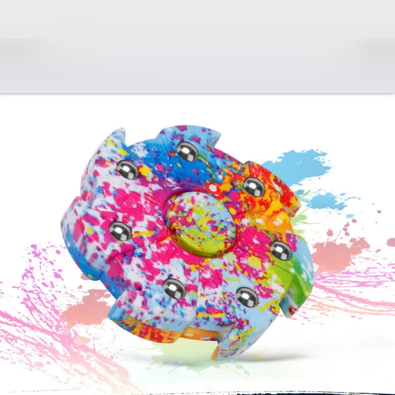 New Children's Pattern Three-leaf Fingertip Gyro Decompression Creative Finger Tip Gyro Toy Rotating Small Children's Toys New Children's Pattern Three-leaf Fingertip Gyro Decompression Creative Finger Tip Gyro Toy Rotating Small Children's Toys