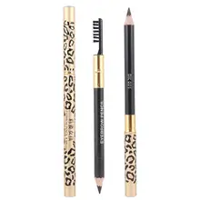 Леопардовый Водонепроницаемый длительный карандаш для бровей Eye Brow Shadow брови Enhancer Красота составляют инструмент с кисть для бровей гребень