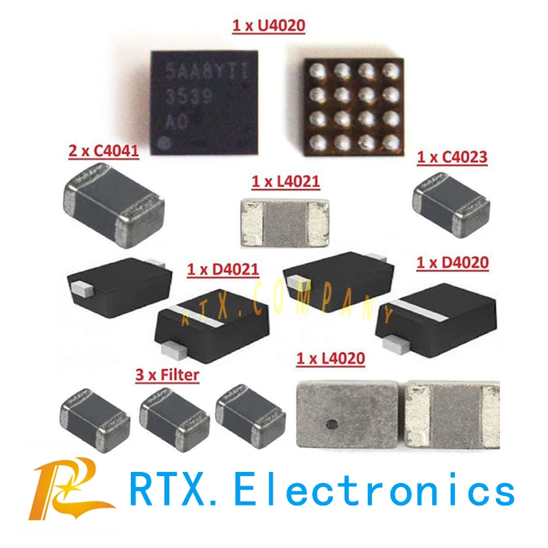 1set/(11pcs) For IPhone6s 6SP 7 7Plus Backlight IC CHIP solutions Kit U4020/L4020/L4021/D4020/D4021/C4023/C4041/C4043/FL4211-13