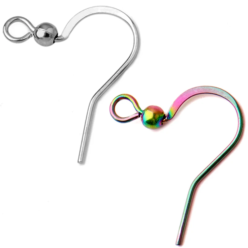

2019 Stainless Steel Earring Findings Ear Hook Clasps Hooks Not Allergic DIY Fashion Jewelry Findings Earwire Accessories