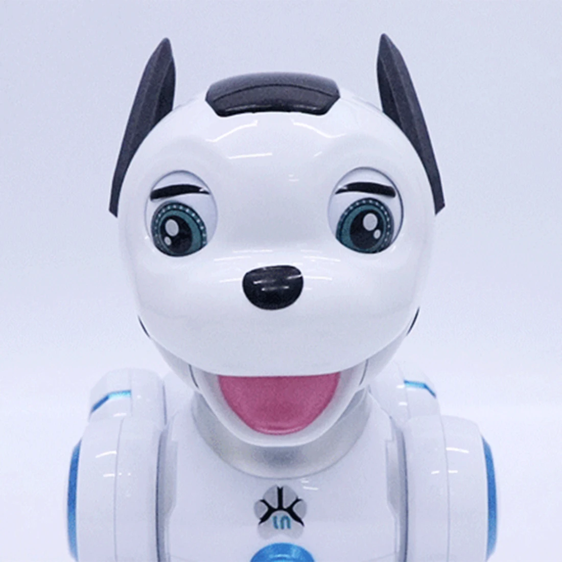 Детский развивающий умный радиоуправляемый робот-патруль, игрушка для собак с танцами, подмигиванием, подарок на день рождения для детей