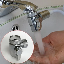 Хромированный медный смеситель для раковины аэратор M22 M24 G1/" отводной адаптер для туалета, биде, опрыскиватель, душ, стиральная машина, соска