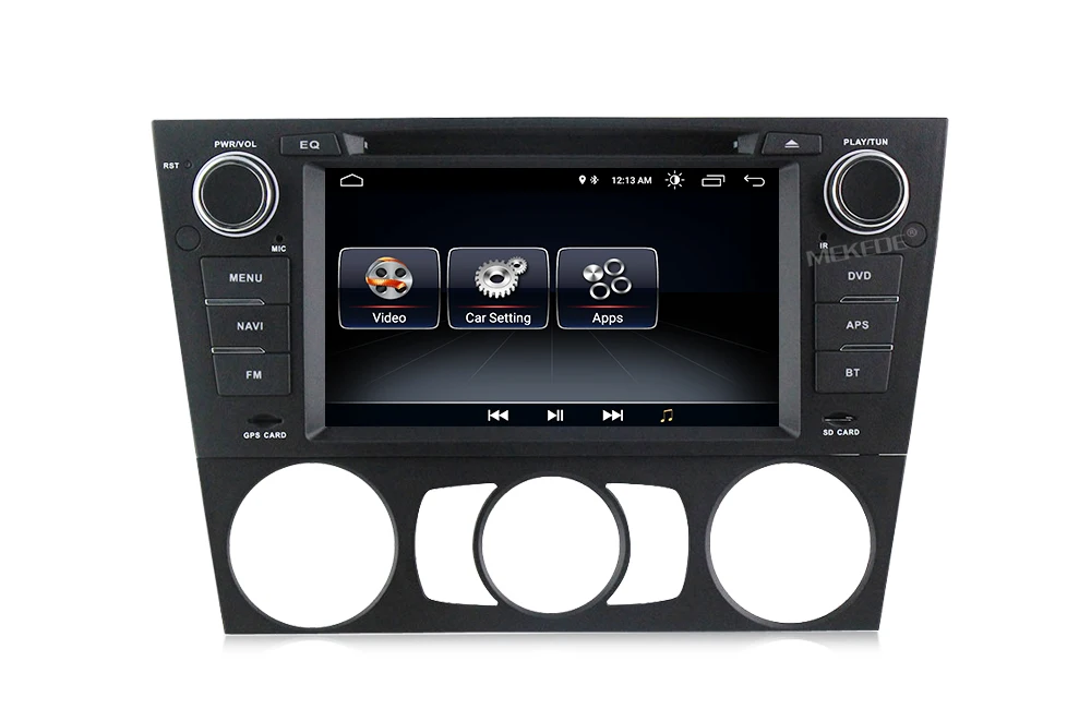 Top MEKEDE Quad Core 1024*600 Auto Car DVD Stereo for BMW E90 E91 E92 E93 Android 8.1 Wifi GPS Bluetooth Radio Navigation Canbus 7