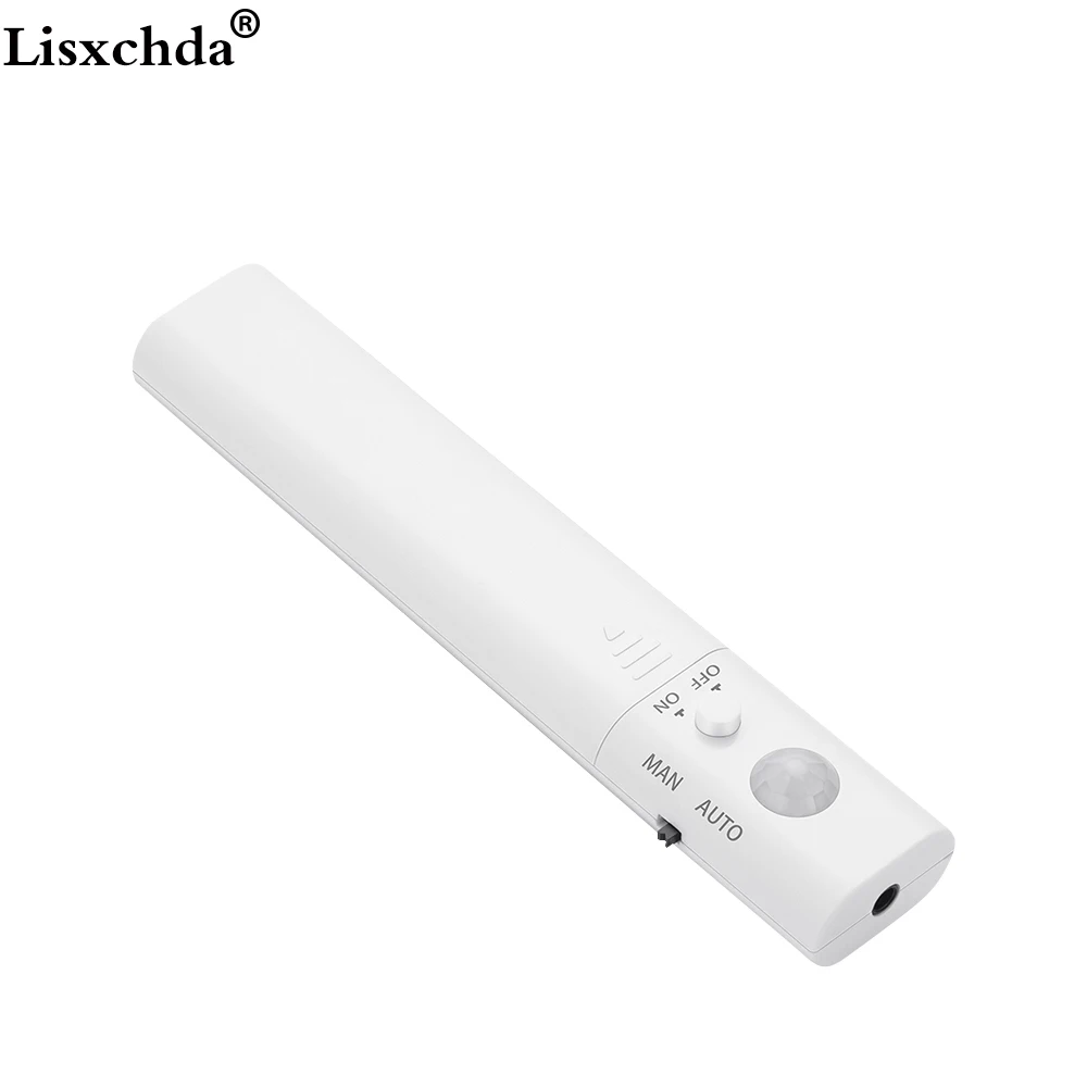 PIR датчик движения светодиодный светильник 2835 SMD 60 Светодиодный s/mводонепроницаемый шкаф для кровати 1 м AAA сухая батарея Двойной режим полосы светильник