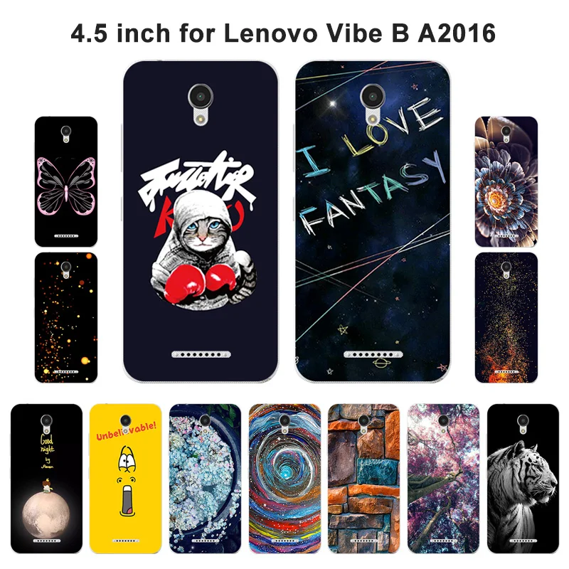 Мягкий чехол для телефона Lenovo Vibe A2016A40 A Plus A1010 A20 A1010a20 модная окрашенная задняя