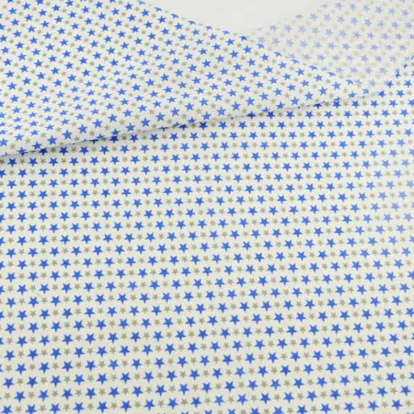 

Cuted Blue and Gray Design Tecido Patchwork Scrapbooking Home Textile Tissue Cotton Fabric Cloth for Doll's DIY Decoration Craft
