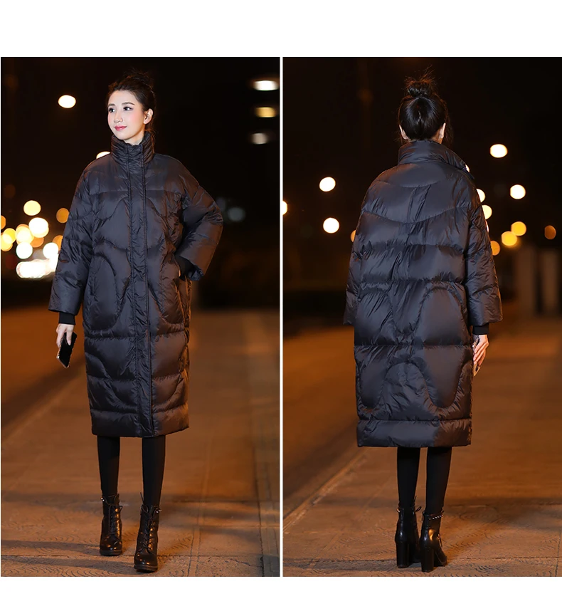 2019 Winter New Down Jacket Medium And long Section Large Size Women's Winter Jackets  Casual Fashion Coat Female (13)
