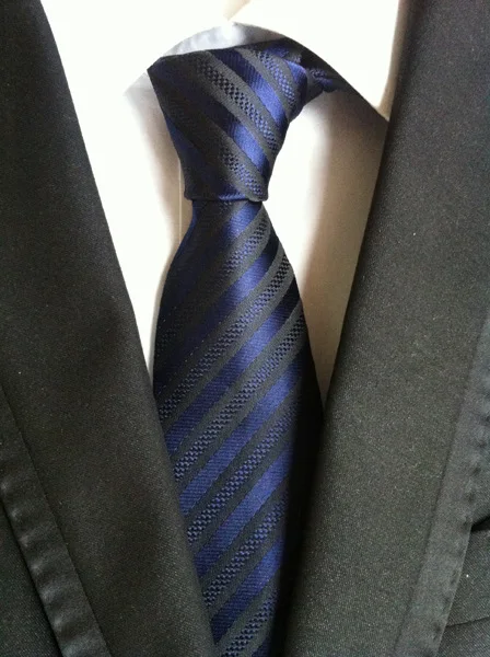 8 см Классический Полосатый клетчатый галстук высокого качества желтый зеленый синий деловой Свадебный галстук Модный повседневный жаккардовый мужской галстук - Color: W15