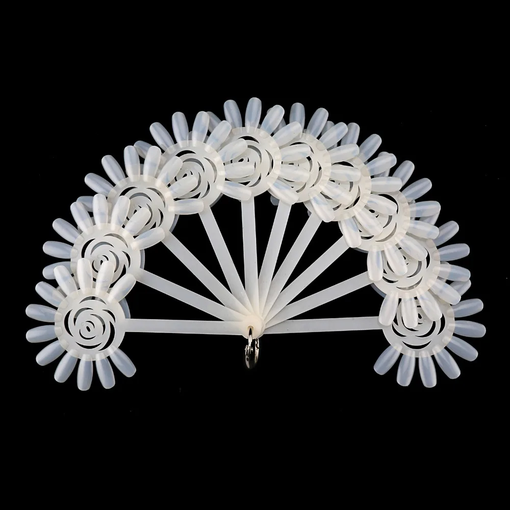 

12Pieces 10 Set Sunflower Natural Color False Nail Art Tool Polish Display Practice Tips