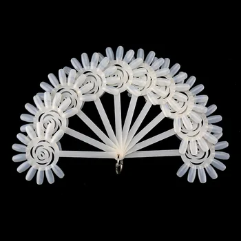 

12Pieces 10 Set Sunflower Natural Color False Nail Art Tool Polish Display Practice Tips
