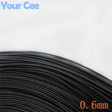 1m Heat Shrink Insulation Sleeving Heatshrink Tubing 600 Voltage 125 Celsius Black Tube Wire Wrap Cable Kit Inner Diameter 0.6mm