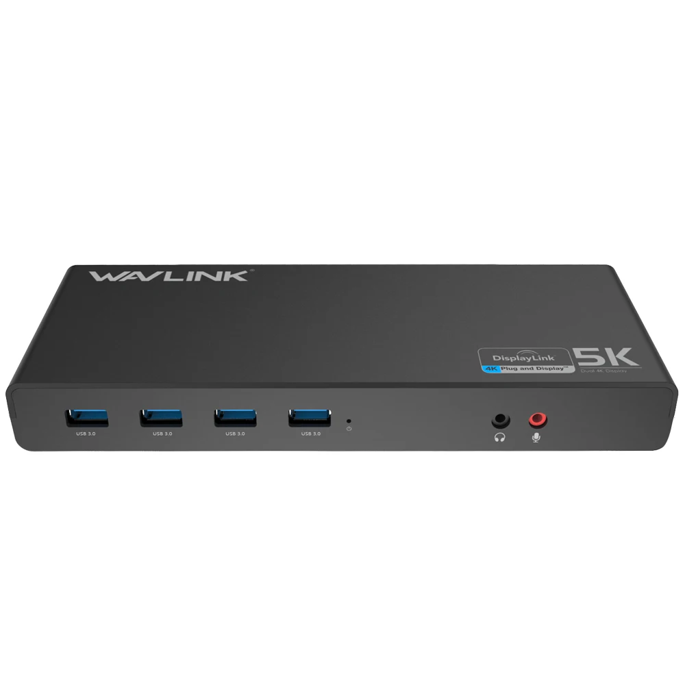 

Wavlink WL-UG69DK1 15 Ports USB 3.0 Type-C 4K HDMI DP Gigabit RJ45 Audio Laptop Docking Station Hub