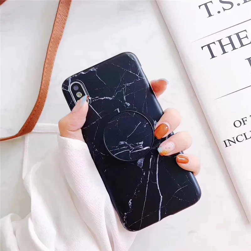 ACCNIC чехол с мраморным узором для iPhone 6 6S 7 Plus держатель телефона матовый
