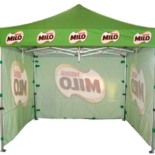 Подгонянный всплывающий тент для мероприятий, 11kgs алюминиевый сплав рама складной навес, рекламный шатер, рекламная палатка с тремя стенками