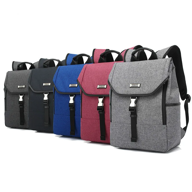 

Simple Waterproof Wear-Resistant Men's Computer Backpack Custom Students Bag Multi-Function