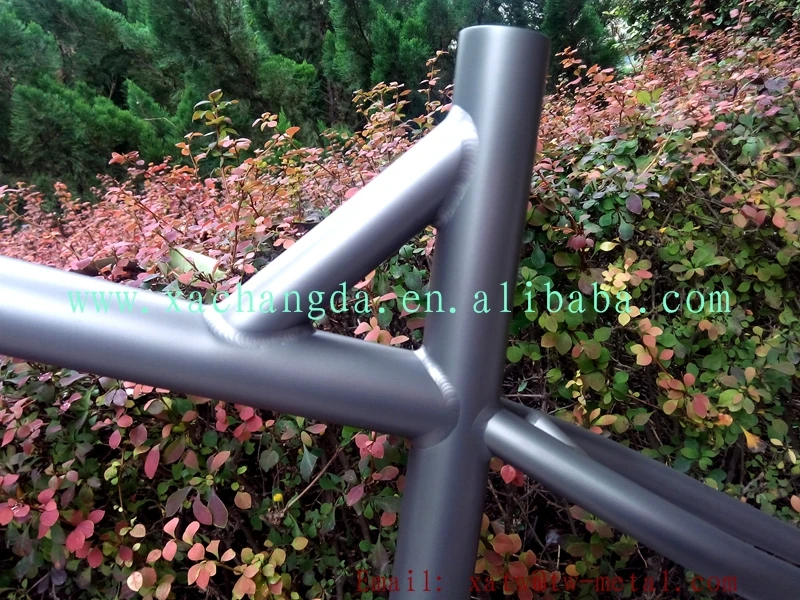 Top XACD made titanium fat bike frame with thru 142X12mm dropout 5