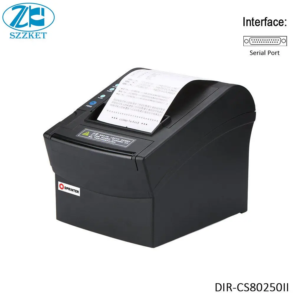 Desktop Thermal Receipt Printer With Auto Cutter 80mm Thermal