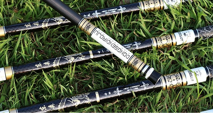 Drop Shipping 28 tune New Ultra-hard Ultra-lightweight Fishing Rod Pole Rod 3.6-8.1M Fishing Rod Comfortable Durable Lightwet