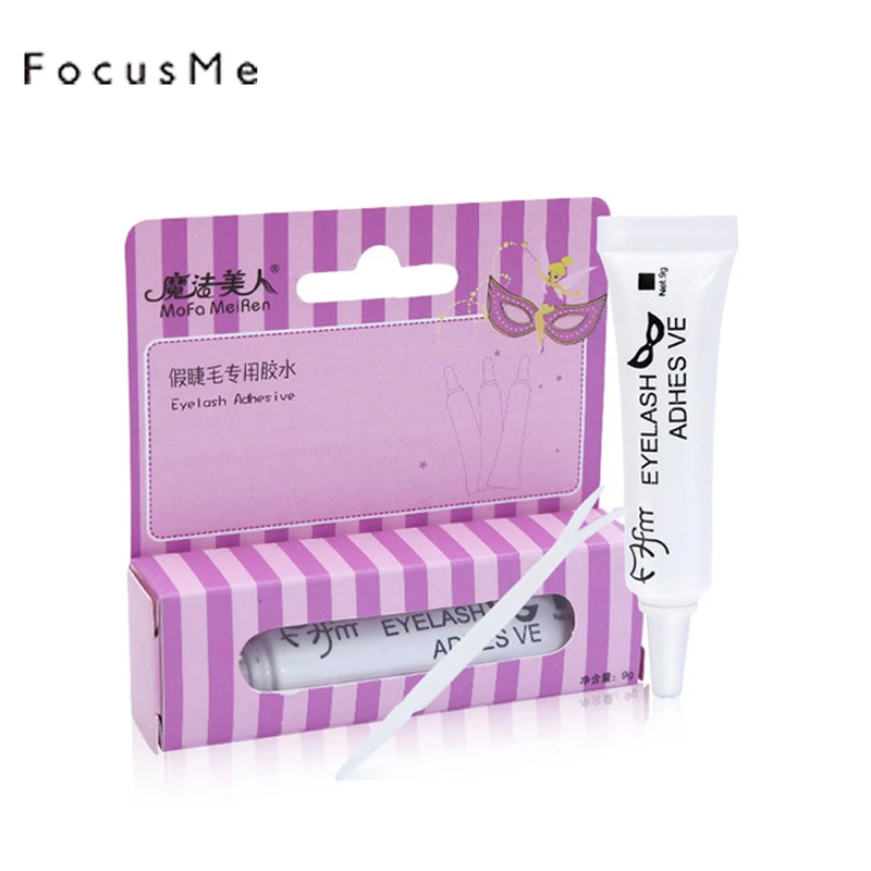 

FocusMe New Waterproof Natural Eyelash Glue Invisible Fast-dry Eyelash Adhesive Make Up Transparent False Eyelash Glue Tools