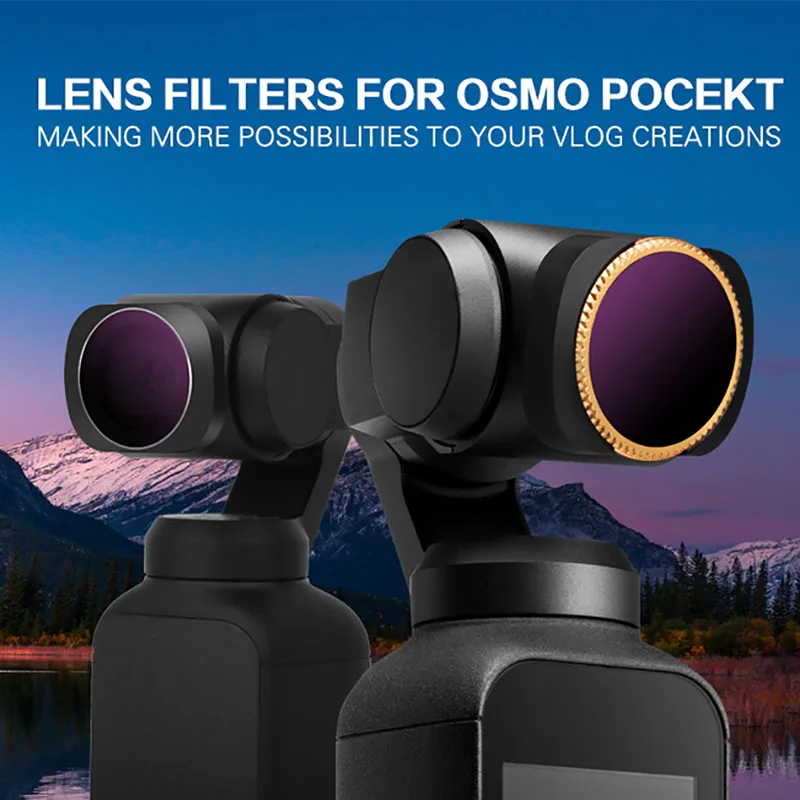 Osmo Pocket Camera Filter Cpl/Uv/Nd 4 8 16 32 64 Neutral Density Filters Set For Osmo Pocket Optical Glass Lens Accessories