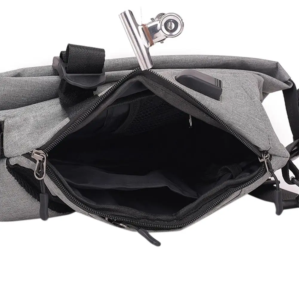 PinShang водонепроницаемая сумка для груди большой емкости с usb-портом, сумка через плечо для путешествий, модные мероприятия KZ30
