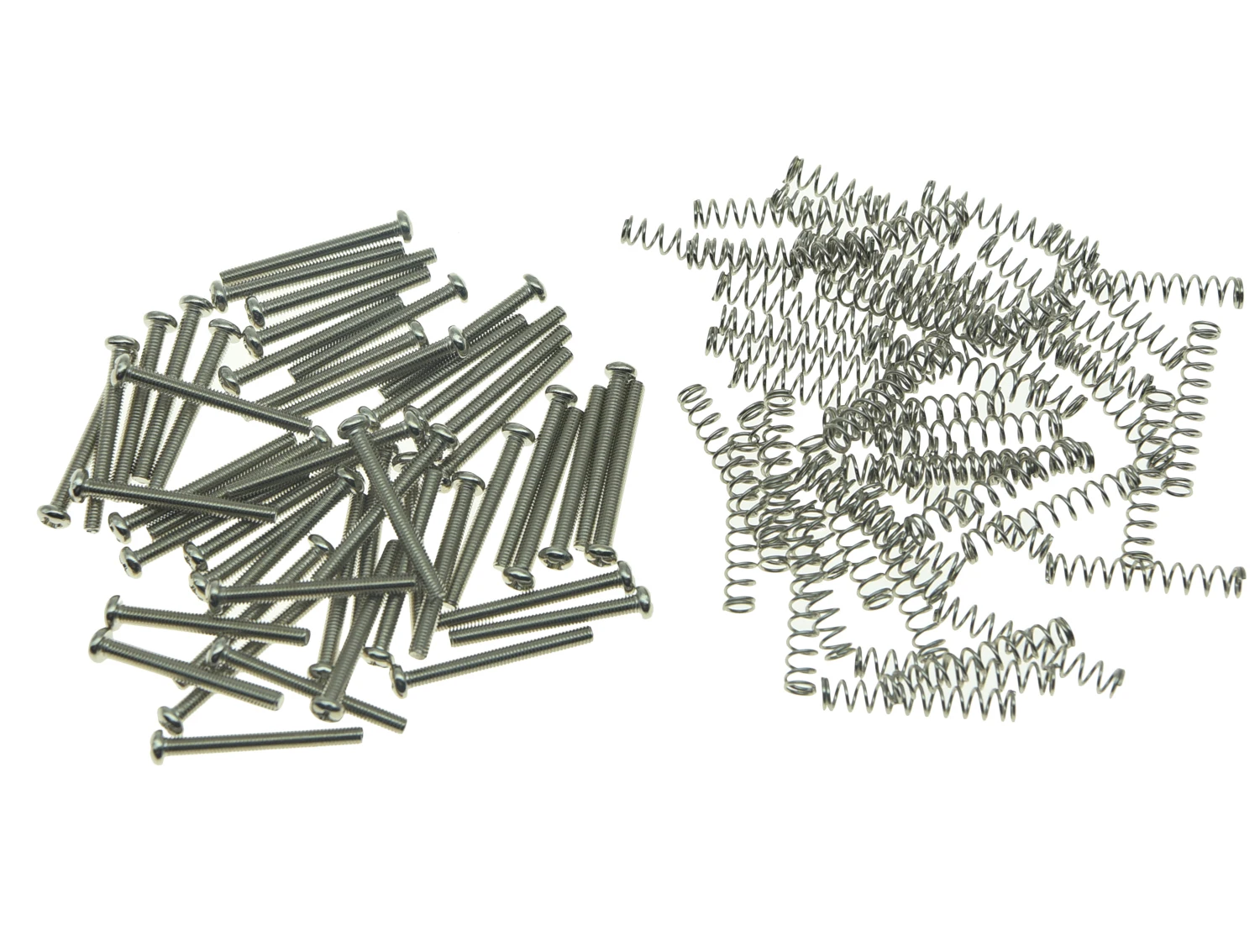

KAISH Pack of 50pcs Metric Thread Humbucker Pickup Height Screws Guitar Pickup Screws with Springs Fits Epip SG Import Pickups