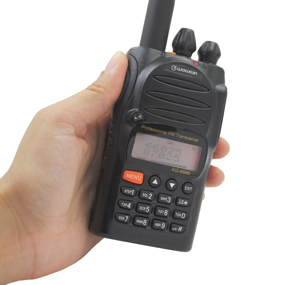 IP55 Водонепроницаемый walky talky профессионалом Wouxun KG-699E 66-88 МГц высокой мощности ручной двусторонней радиосвязи ЖК-дисплей дисплей