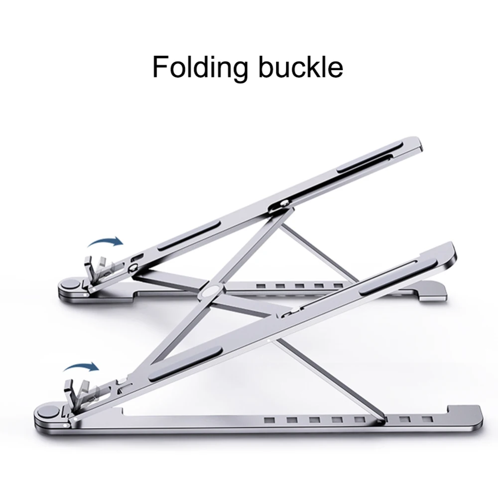 Comprar Soporte plegable para ordenador portátil soporte de escritorio ajustable de refrigeración de aluminio soporte para Tablet soporte para MacBook Air Pro