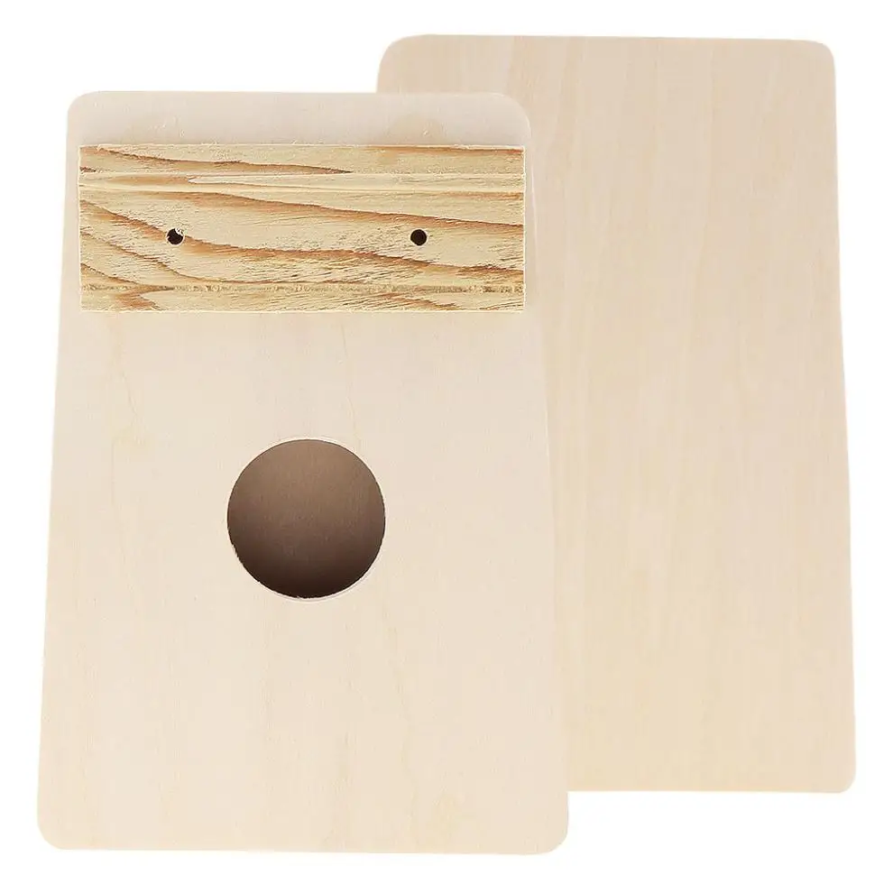 SLADE 10 Key Kalimba DIY Kit Basswood Thumb Piano Mbira for Handwork Painting Parents-child Campaign