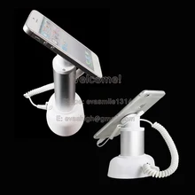 Мобильный сотовый телефон стойка безопасности Защита от взлома держатель дисплея с сигнализацией белая система для цифрового розничного магазина противоугонное шоу