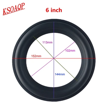 

KSOAQP 20pcs/lot 6 inch Speaker Rubber Side for Edge Surround Speaker Repair Accessories ( 152mm/144mm/113mm/102mm )