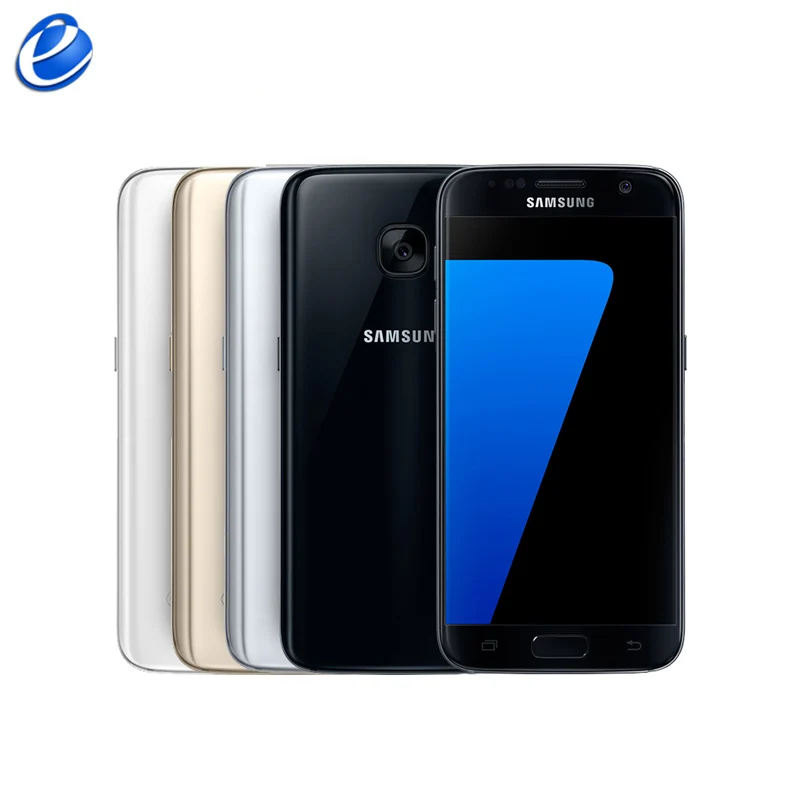 Оригинальный samsung Galaxy S7 G930 одной сим NFC отпечатков пальцев 5 1 'Ɗ GB Оперативная