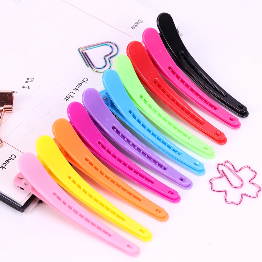 

10PCS/lot Multicolor Professional Styling Duckbill Hair Clip Hairdressing Salon Hairpins Hair Pins Accessories Headwear Barrette
