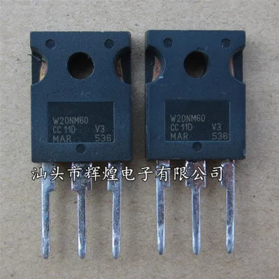 1. Лот/2 шт W20NM60 STW20NM60 W20NM60FD 20N60 20A 600V TO247 IC