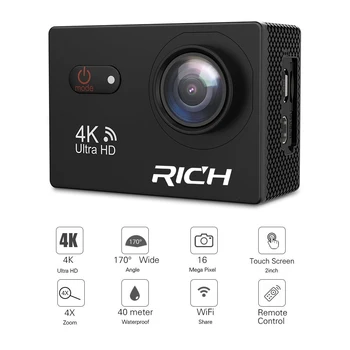 

Rich M952 HD 1080P 2inch Screen Action Digital Sport Cam Waterproof 30M DV Camera Mini portable Photo underwater Video Cam