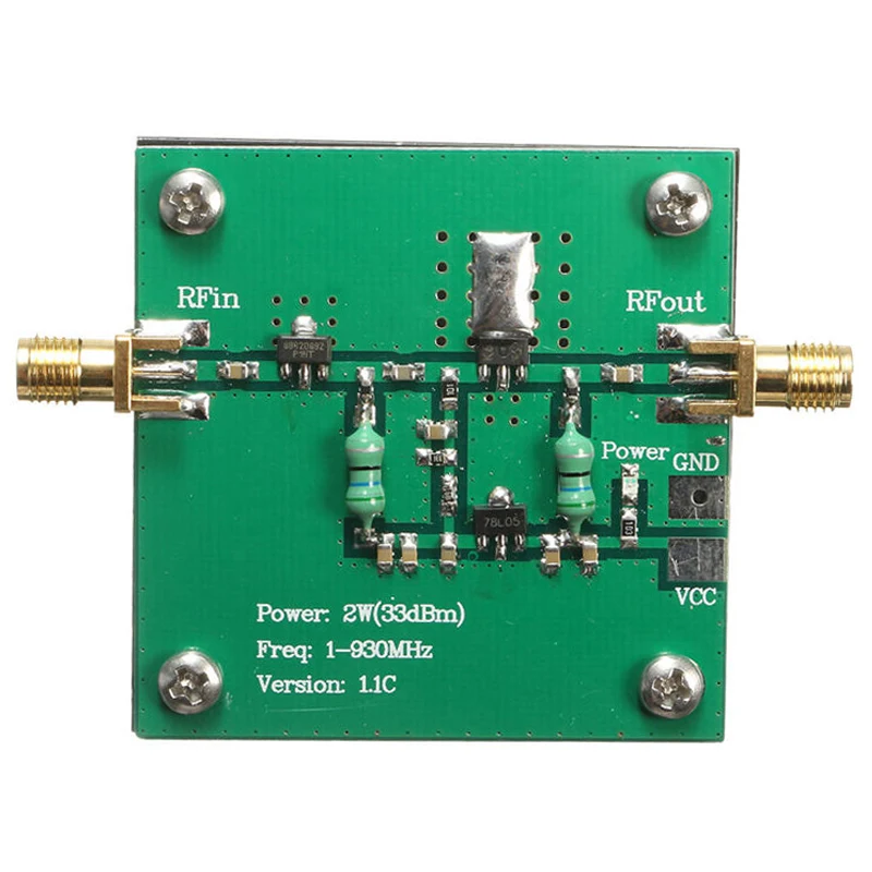 

Rf Broadband 1-930Mhz 2W Power Amplifier Module For Radio Transmission Fm Hf Vhf